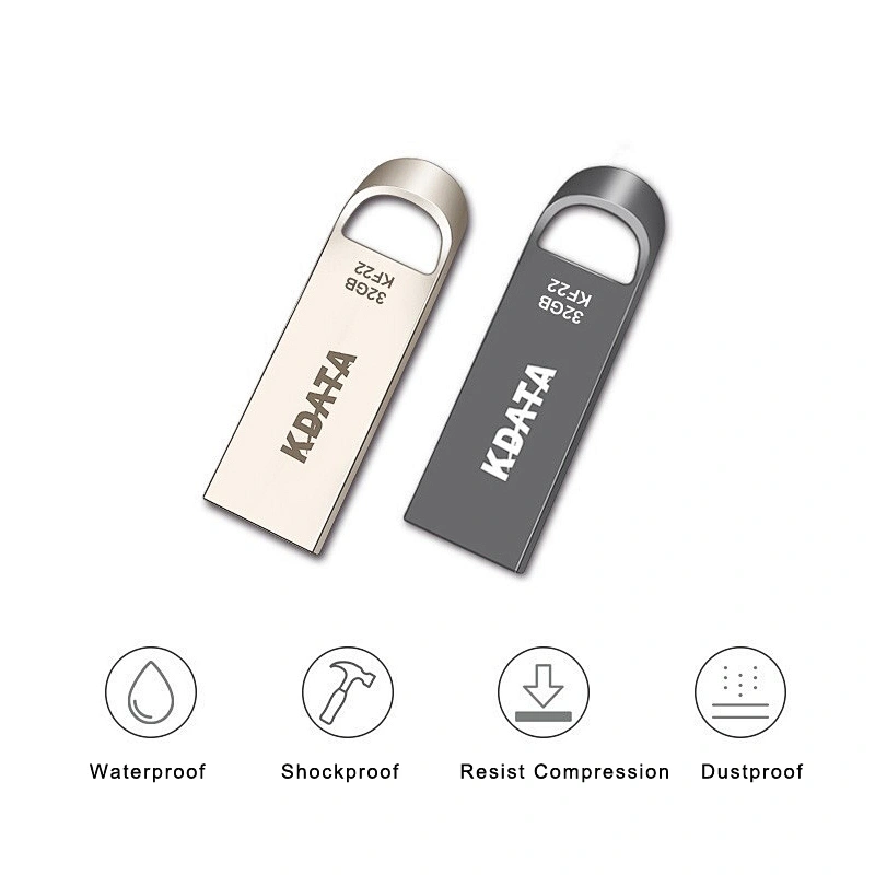 New Arrival Mini Metal USB Flash Drive 8GB for Car or Speaker
