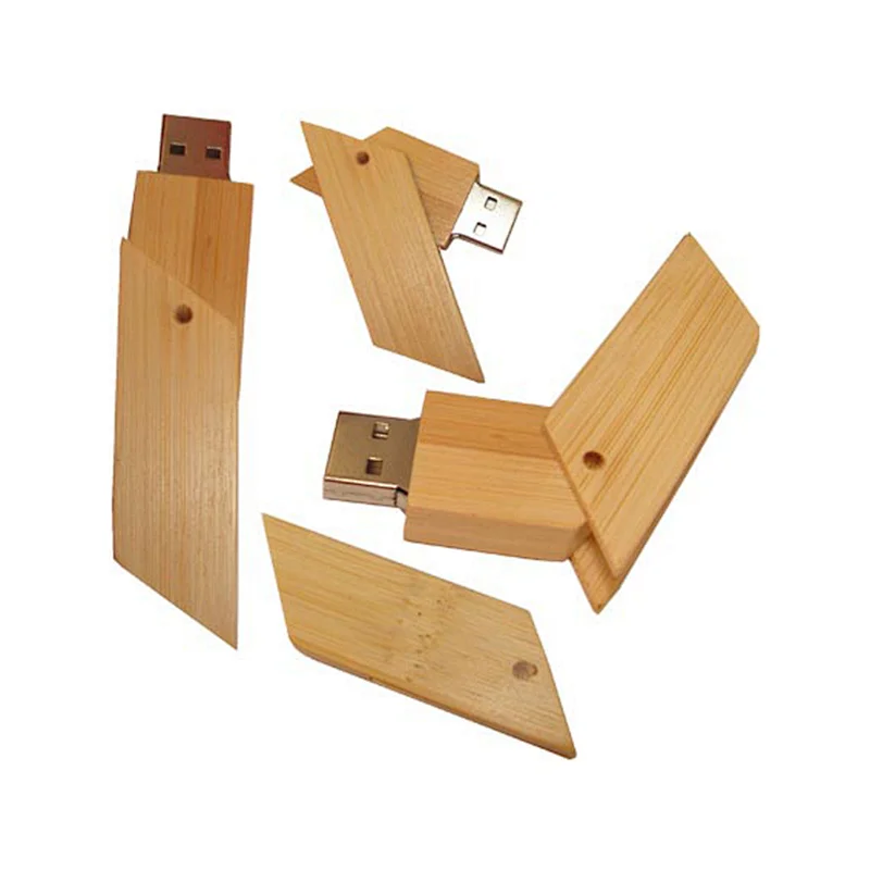 Swivel Wood USB Flash Memory Stick 32GB