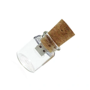 Cork Bottle Paper USB Flash Drive