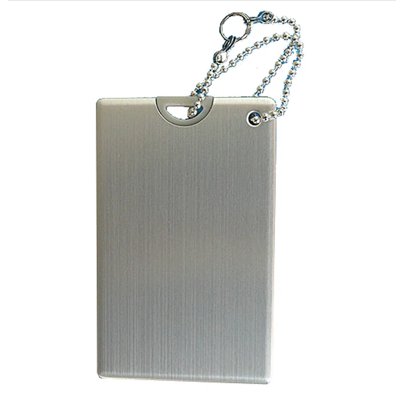 Push and Pull Metal Card USB Flash Disk