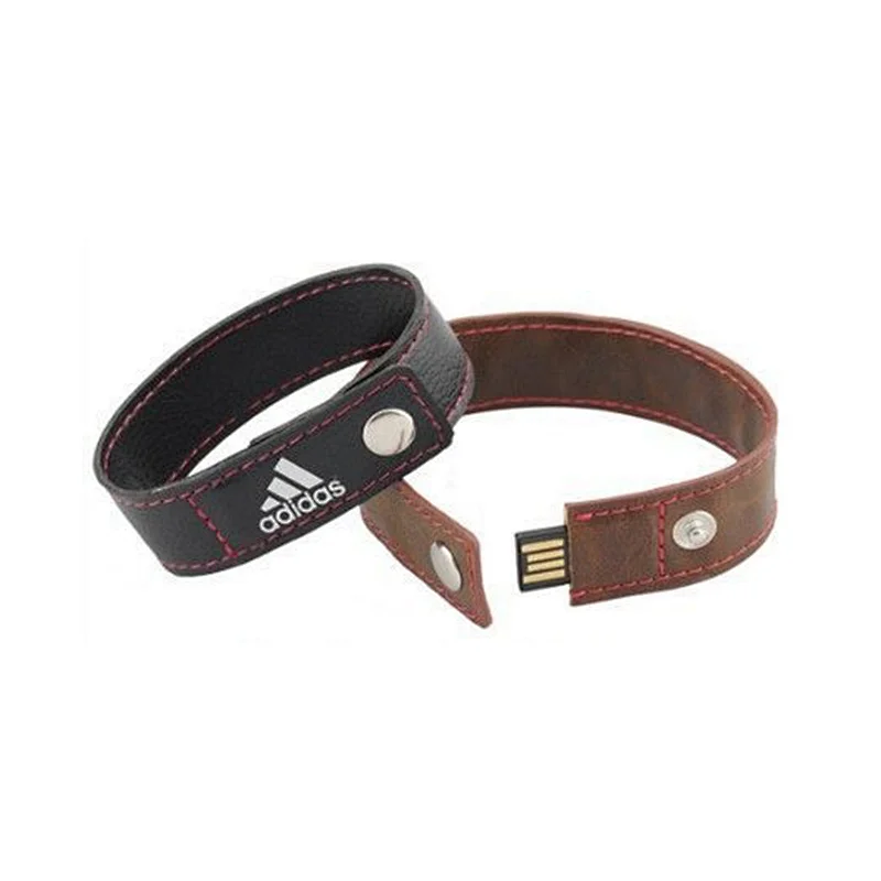 Custom Bracelet Leather USB Flash Drive 8GB