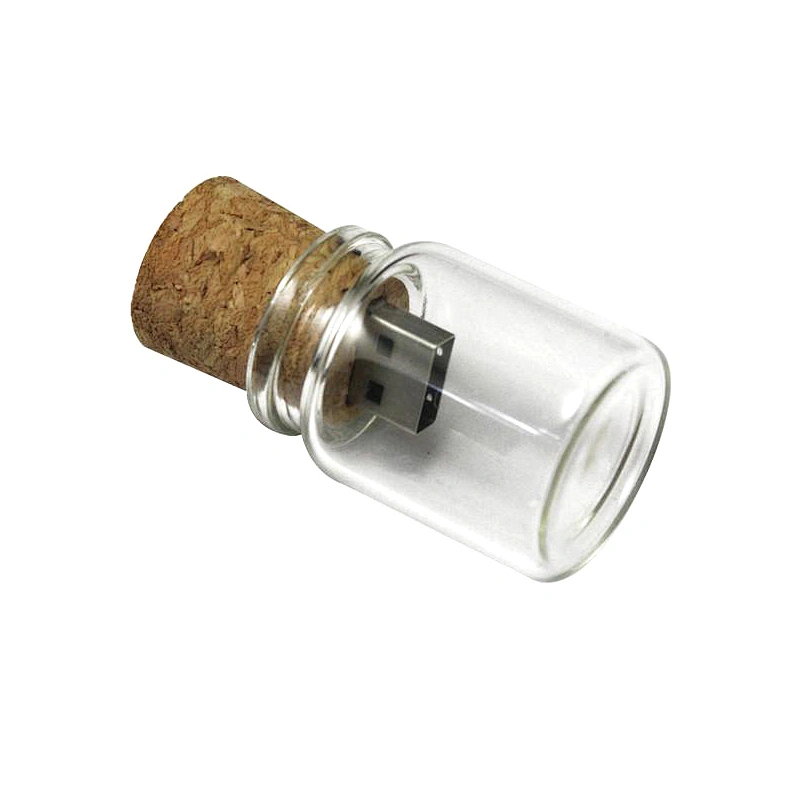 Cork Bottle Paper USB Flash Drive