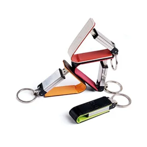 Leather Swivel USB Disk