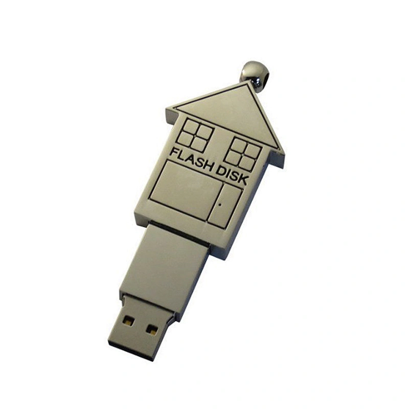 Metal House Shape USB Flash Drive