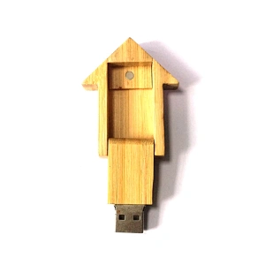 House Wooden USB Flash Memory 4GB