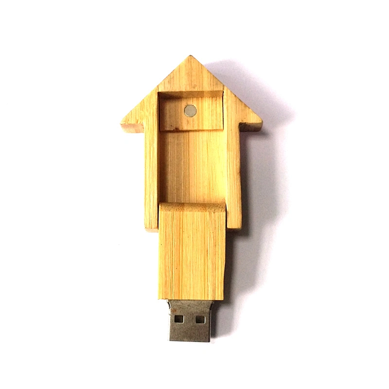 House Wooden USB Flash Memory 4GB