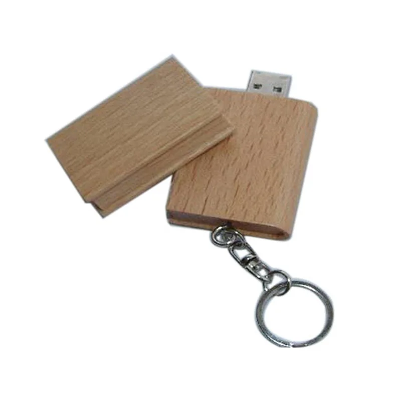 Wood Book Shaped USB Flash Drive