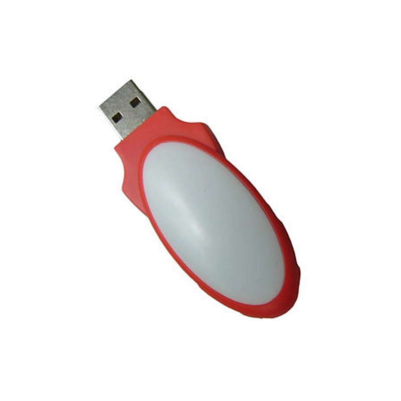 Egg Shape Swivel USB Flash with Logo Printing 16GB