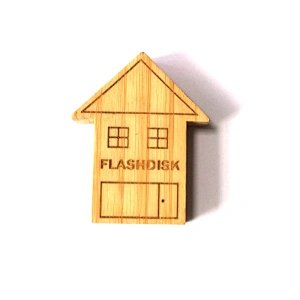 House Wooden USB Flash Memory 4GB