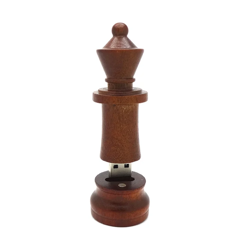 Chess Wood USB Flash Memory