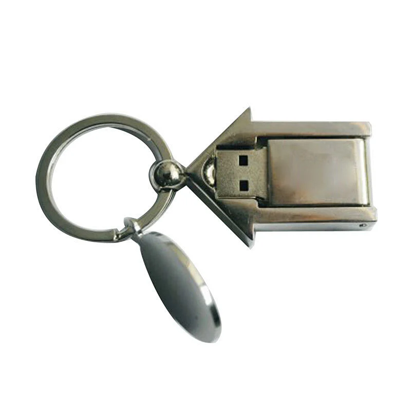Metal House Shape USB Flash Drive