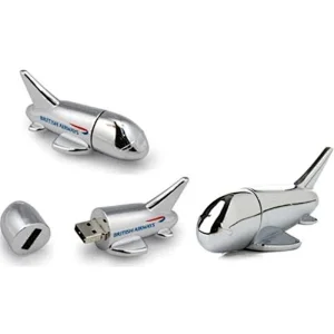 Metal Plane Shape USB Flash Drive
