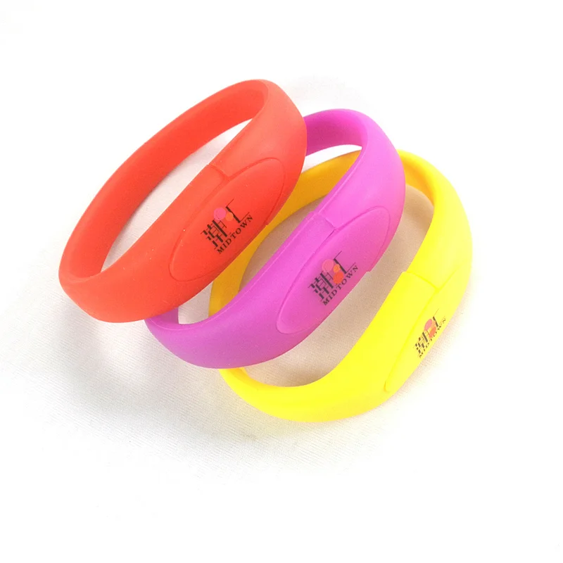 OEM Logo USB Hard Disk Wrist Band USB USB Memory Stick 4GB
