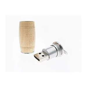 Bucket Wood USB 2.0 Flash Memory Drive 4GB-64GB