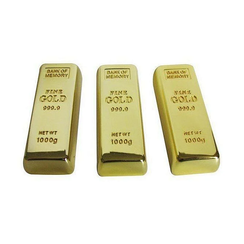 Golden Bar USB Flash Drive