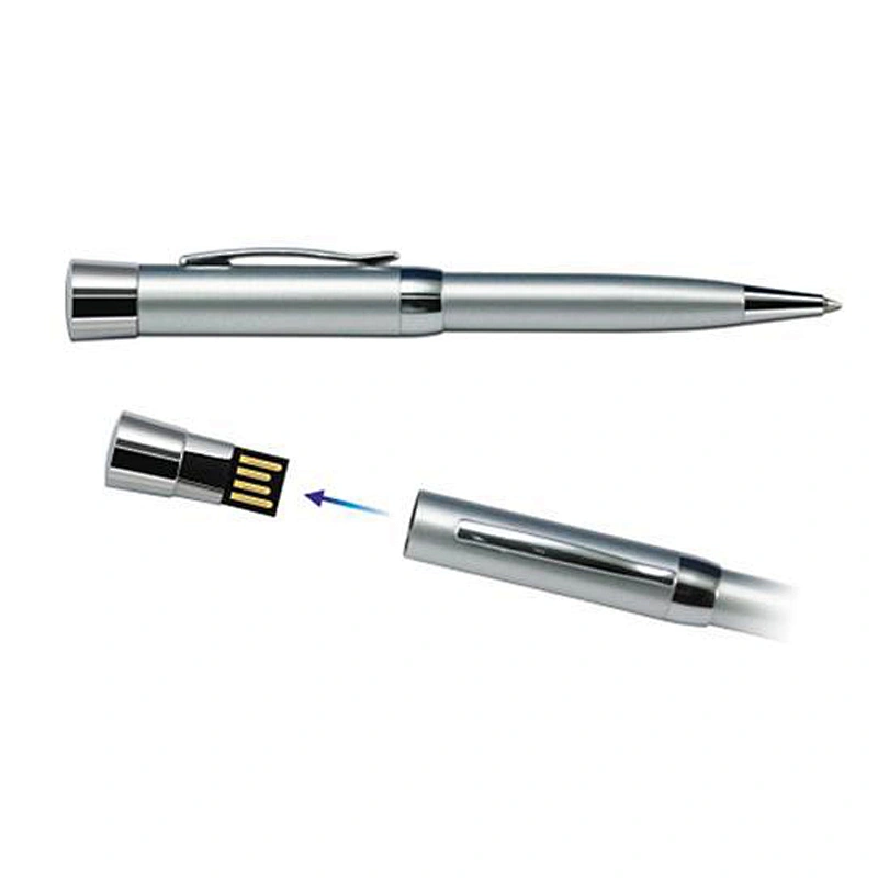 Wholesale Pen Shape Metal Pendrive Stick 8GB USB Flash Drive with Custom Logo