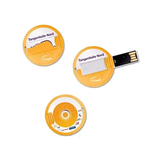 Circle Card USB Flash Drive