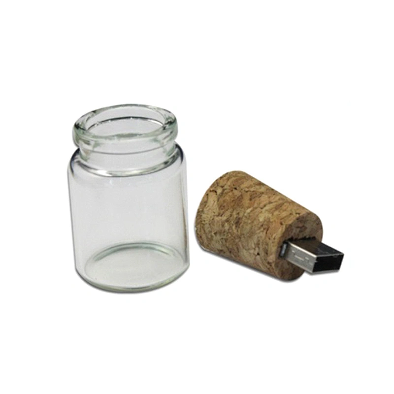 Cork Bottle Paper USB Flash Drive