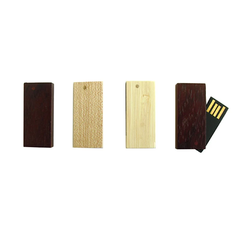 Wooden Swivel USB Flash Memory 32GB