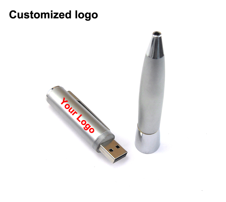 Car Mp3 Player Metal USB Pen Drive Eco-friendly 4GB
