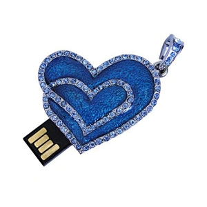 ​​​​​​​Heart Shape Jewelry USB Flash Drive