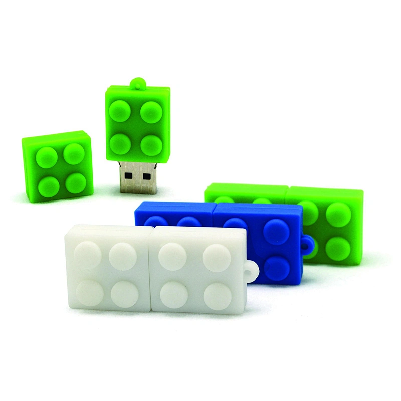 8 Points Toy Bricks Shape USB Flash Drive