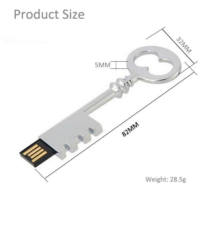 Key Shape Cool USB Stick 4GB U Disk Pen drive