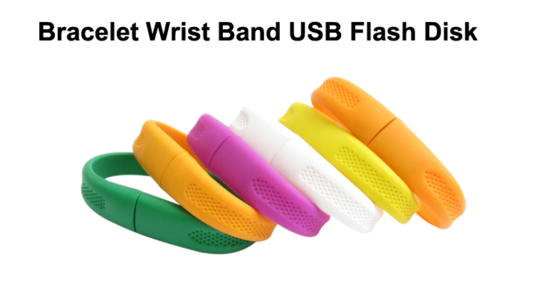 Cheap USB Wristband Silicone USB Flash Drive 16GB