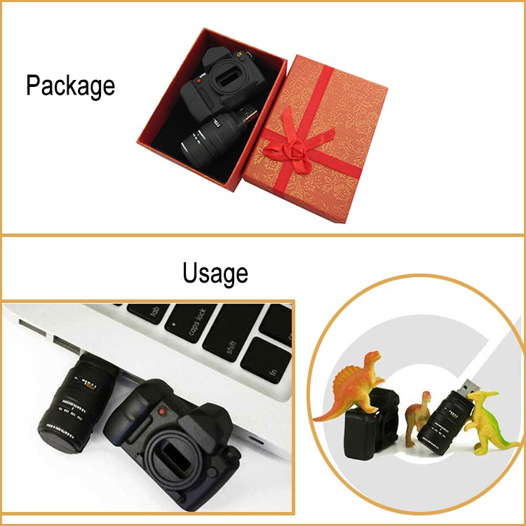 New Technology 4GB U Disk Camera Shape for Bulk Production