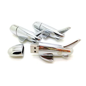 Metal Plane Shape USB Flash Drive
