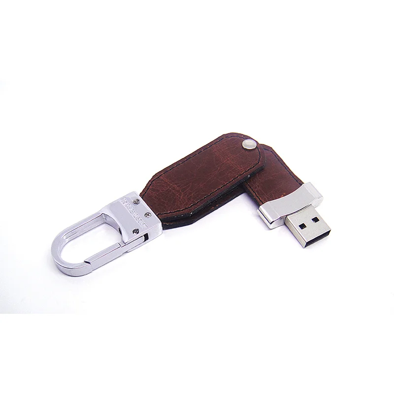 Leather Swivel USB Disk