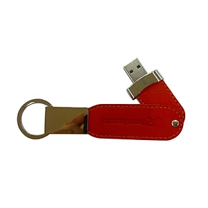 Leather Swivel USB Disk