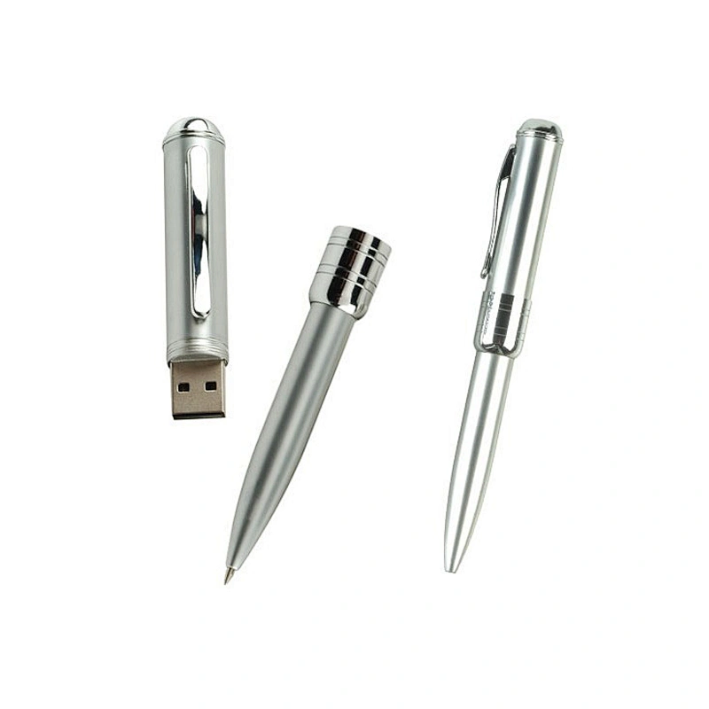 Silver Pen USB Flash Drive