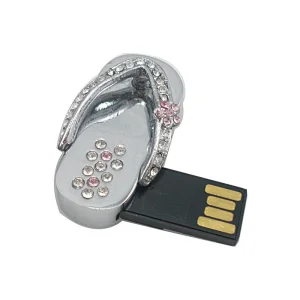 Slipper Shape OEM Jewelry USB 2.0 Flash Stick 16GB