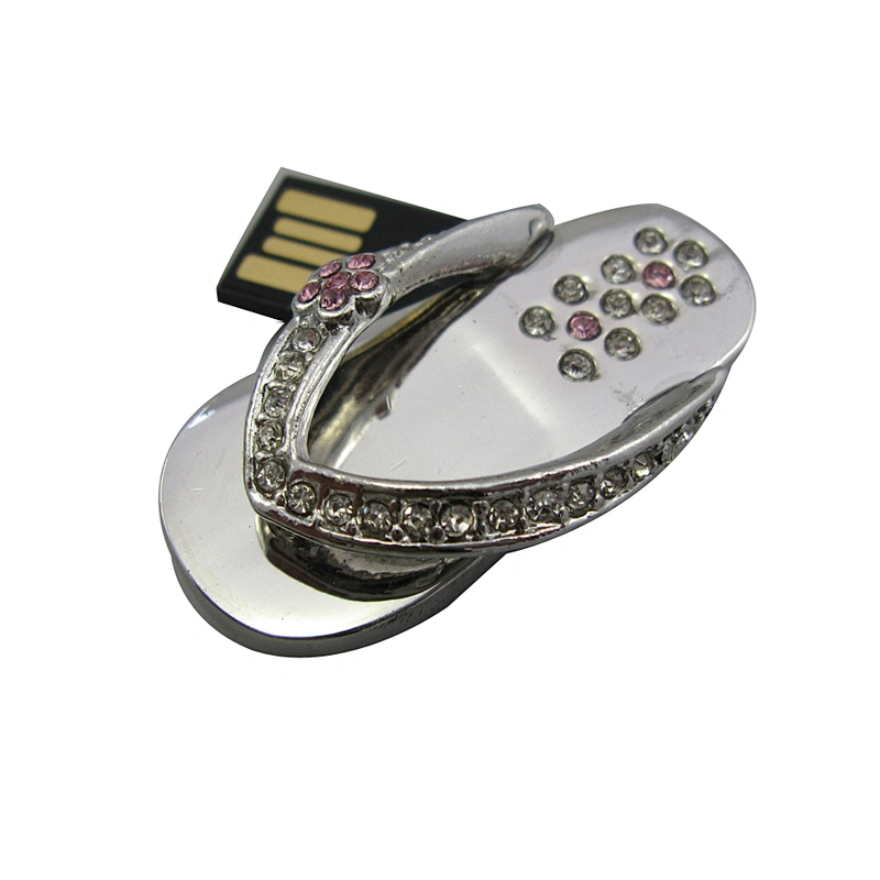 Slipper Shape OEM Jewelry USB 2.0 Flash Stick 16GB