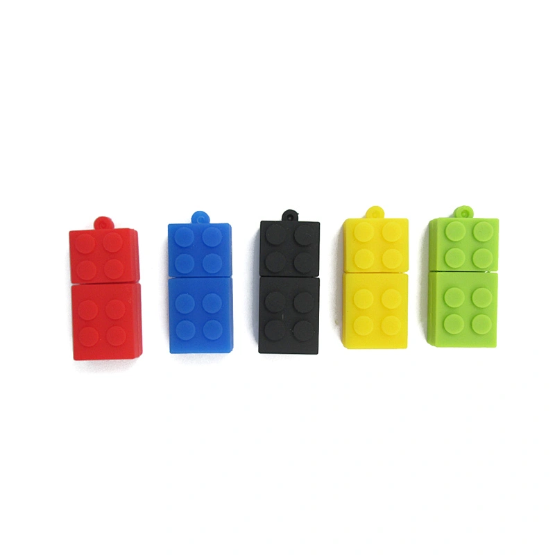 8 Points Toy Bricks Shape USB Flash Drive