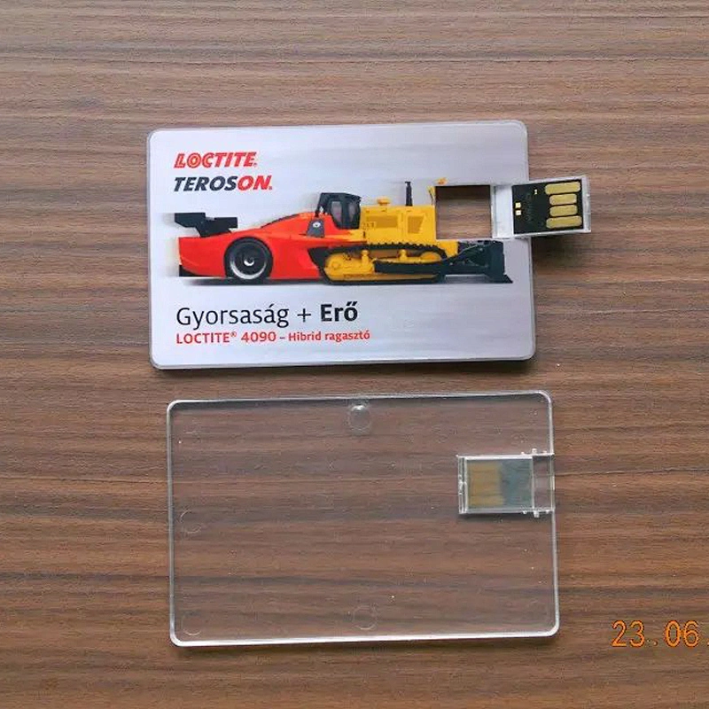 Transparent Card USB Flash Drive