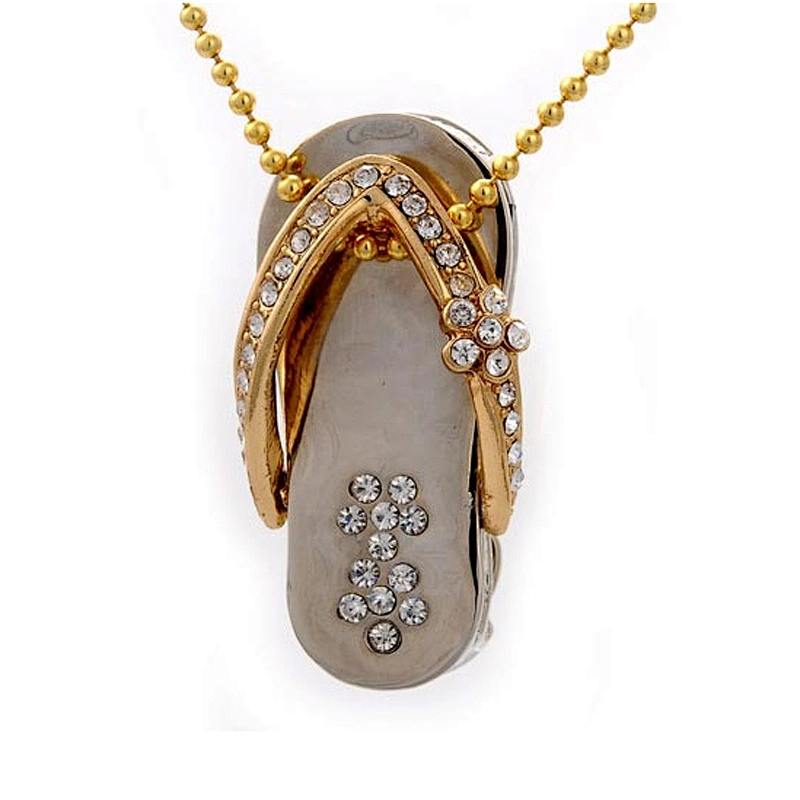 Slipper Shape OEM Jewelry USB 2.0 Flash Stick 16GB