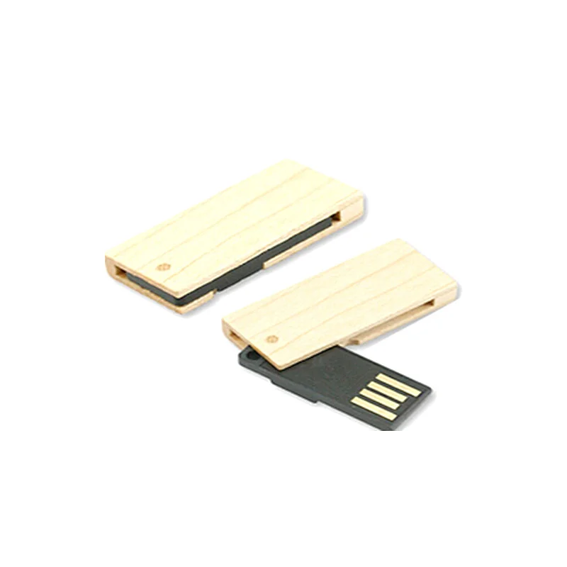 Wooden Swivel USB Flash Memory 32GB