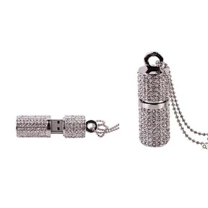 ​​​​​​​Cylinder Jewelry USB Drive 16GB