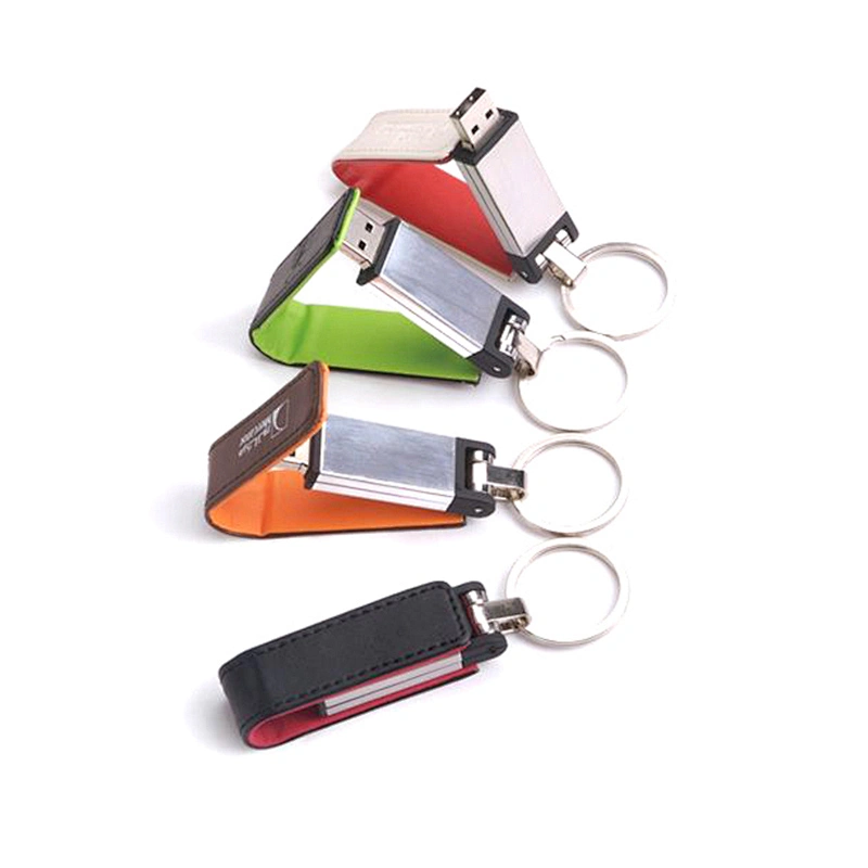 Leather Swivel USB Disk