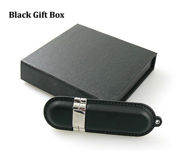 White USB Flash Drives Leather USB 2.0 Flash Memory 2GB
