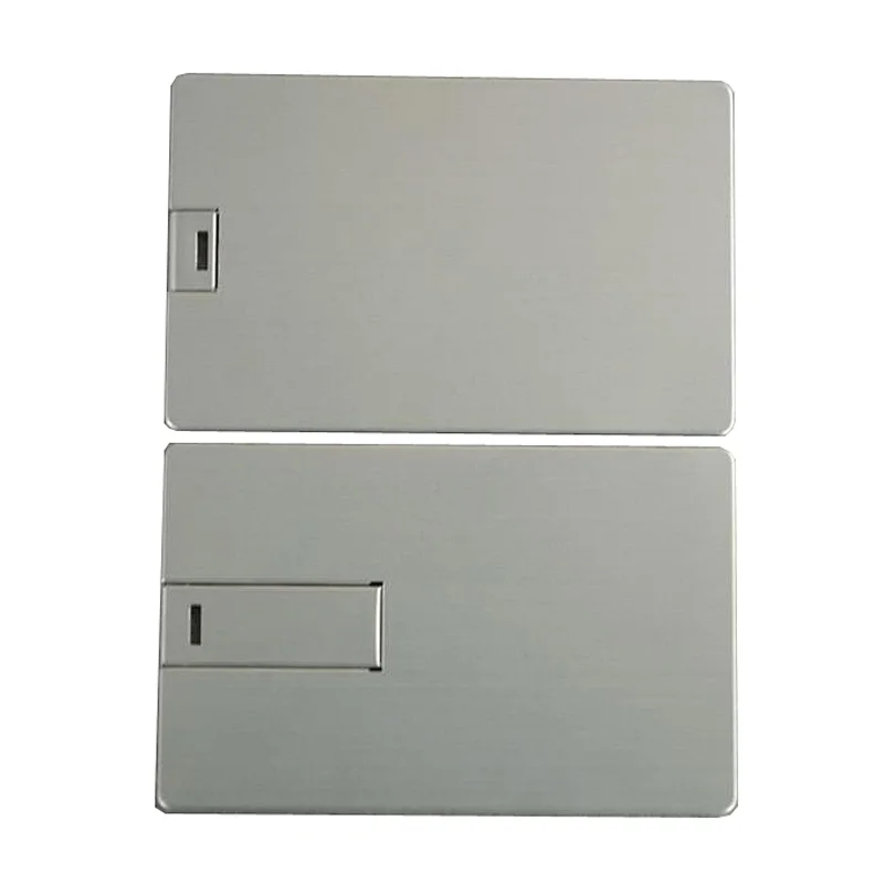Aluminum Car USB Flash Drive Credit Card Pen Drive 16GB