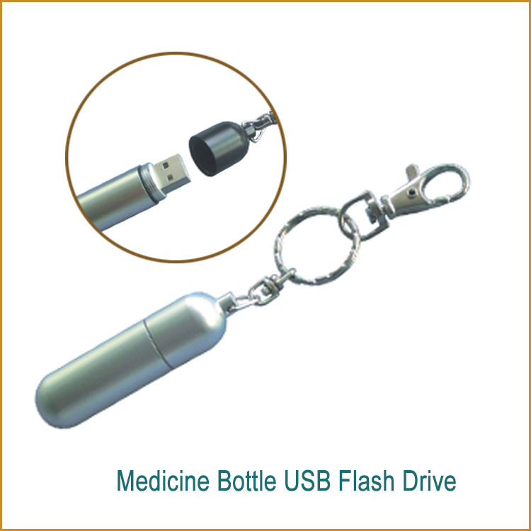 Capsule USB Flash Drive Metal USB 2.0 Flash Disk Gift USB Flash Pen Drive 16GB
