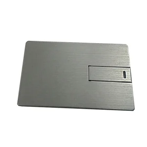 Aluminum Car USB Flash Drive Credit Card Pen Drive 16GB
