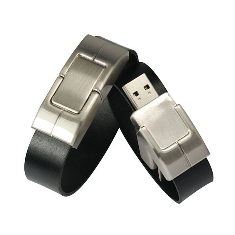 Leather Wristband/Bracelet USB Flash Drive
