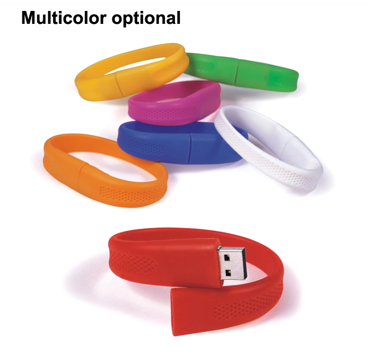 Cheap USB Wristband Silicone USB Flash Drive 16GB