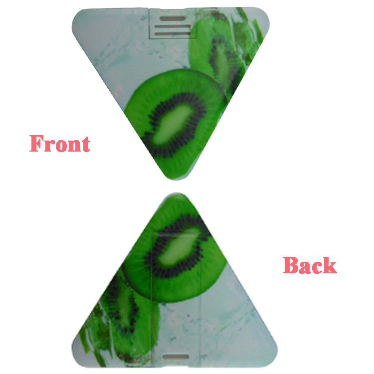 Low Price Triangle Plastic Business Card USB Flash Drive 2GB