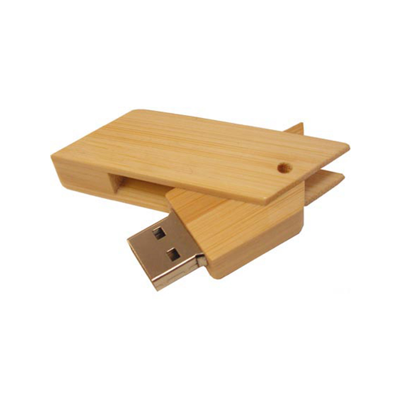 Swivel Wood USB Flash Memory Stick 32GB