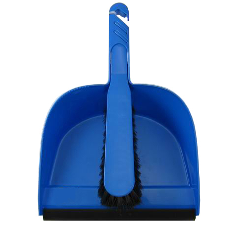PLASTIC DUSTPAN WITH BRUSH SET